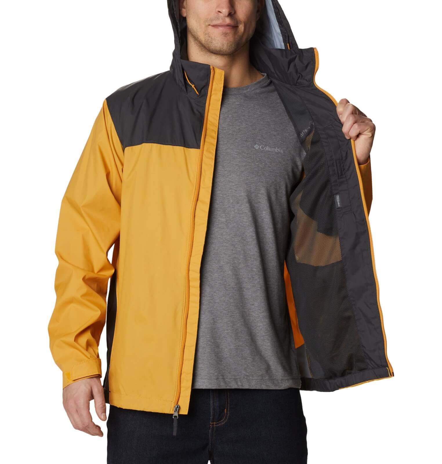 Image Showing Columbia Men's Glennaker Lake Jacket - Product Type Men's Rain Jacket - Buy Now $123.25 - Adventure Gear from Global Trekker