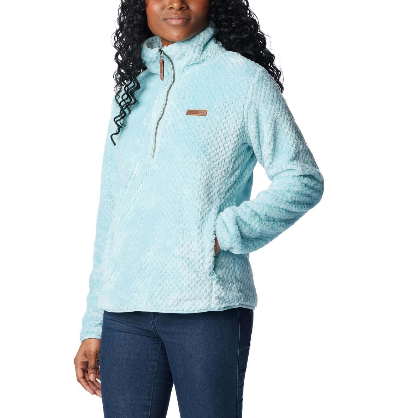 Image Showing Columbia Women's Fire Side Sherpa 1/4 Zip - Product Type Jacket - Buy Now $70.69 - Adventure Gear from Global Trekker