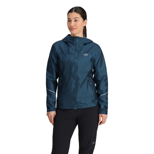 Image Showing Outdoor Research Women's Helium Rain Jacket - Product Type Jacket - Buy Now $260.93 - Adventure Gear from Global Trekker