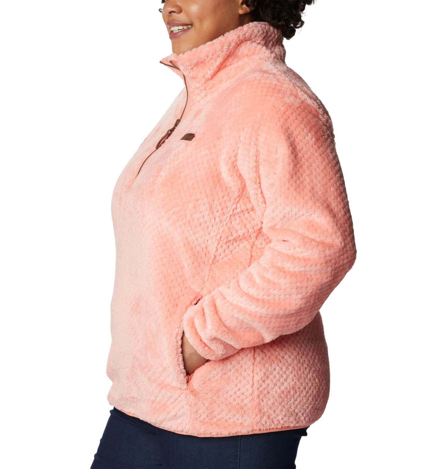 Image Showing Columbia Women's Fire Side Sherpa 1/4 Zip - Product Type Jacket - Buy Now $70.69 - Adventure Gear from Global Trekker