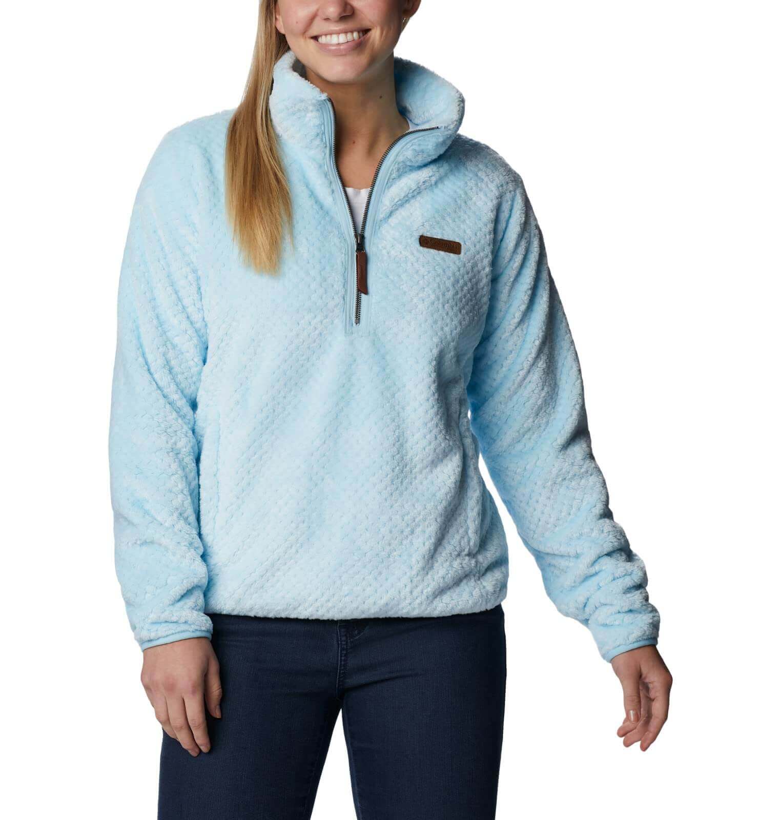 Image Showing Columbia Women's Fire Side Sherpa 1/4 Zip - Product Type Jacket - Buy Now $70.69 - Adventure Gear from Global Trekker