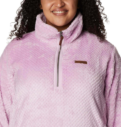 Image Showing Columbia Women's Fire Side Sherpa 1/4 Zip - Product Type Jacket - Buy Now $70.69 - Adventure Gear from Global Trekker