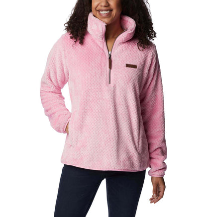 Image Showing Columbia Women's Fire Side Sherpa 1/4 Zip - Product Type Jacket - Buy Now $70.69 - Adventure Gear from Global Trekker