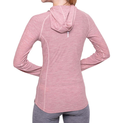 Image Showing MERIWOOL Women’s Base Layer Hoodie Lightweight Merino Wool Long Sleeve Thermal - Product Type Women's Base Layer Hoodie - Buy Now $92.80 - Adventure Gear from Global Trekker