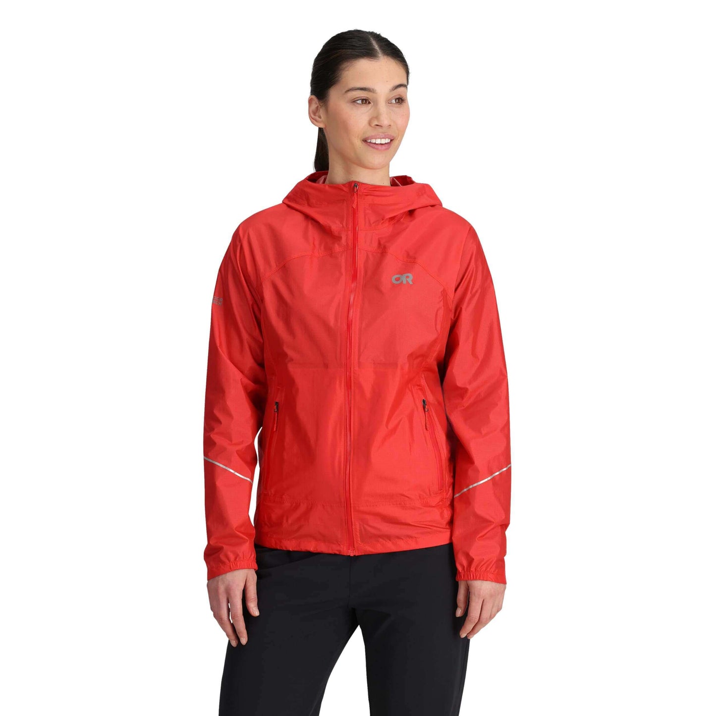 Image Showing Outdoor Research Women's Helium Rain Jacket - Product Type Jacket - Buy Now $260.93 - Adventure Gear from Global Trekker