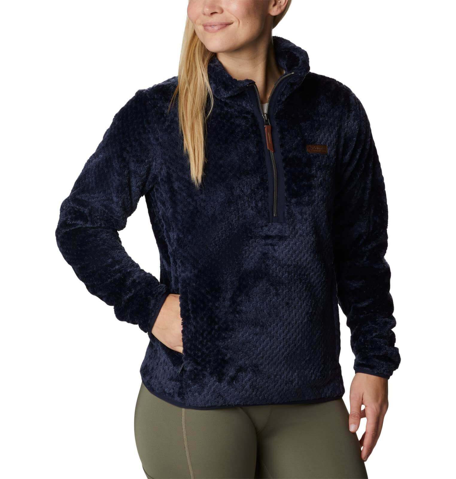 Image Showing Columbia Women's Fire Side Sherpa 1/4 Zip - Product Type Jacket - Buy Now $70.69 - Adventure Gear from Global Trekker