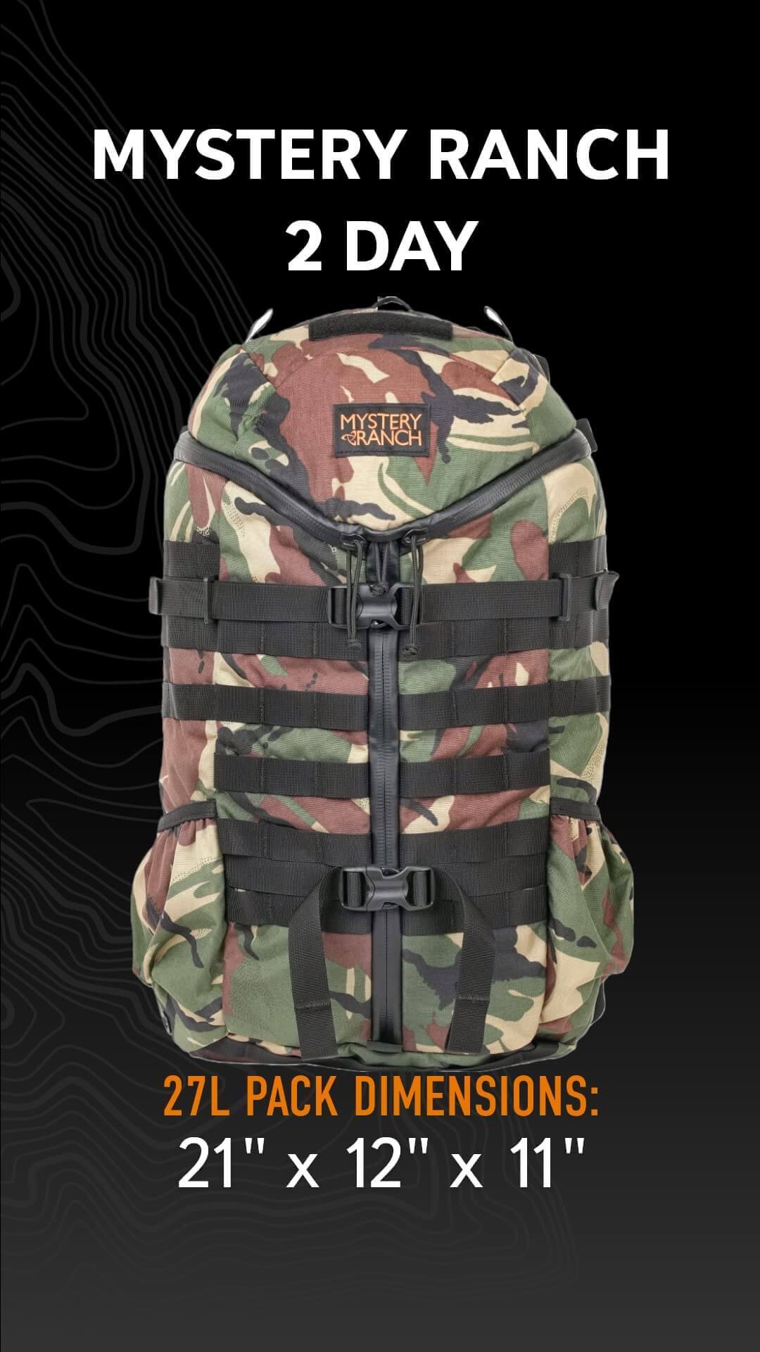 Image Showing Mystery Ranch 2 Day Backpack - Tactical Daypack - Product Type backpack - Buy Now $332.05 - Adventure Gear from Global Trekker