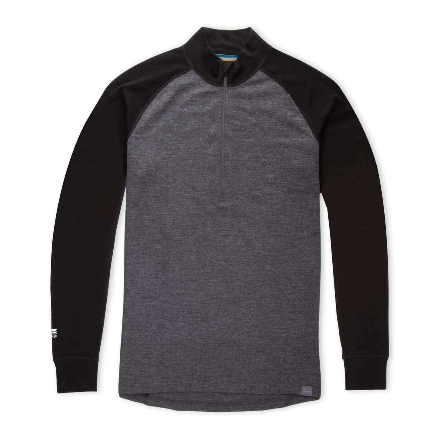 Image Showing MERIWOOL Mens Base Layer 100% Merino Wool Midweight 250g Half Zip Sweater for Men - Product Type Men's Base Layer Sweater - Buy Now $131.95 - Adventure Gear from Global Trekker