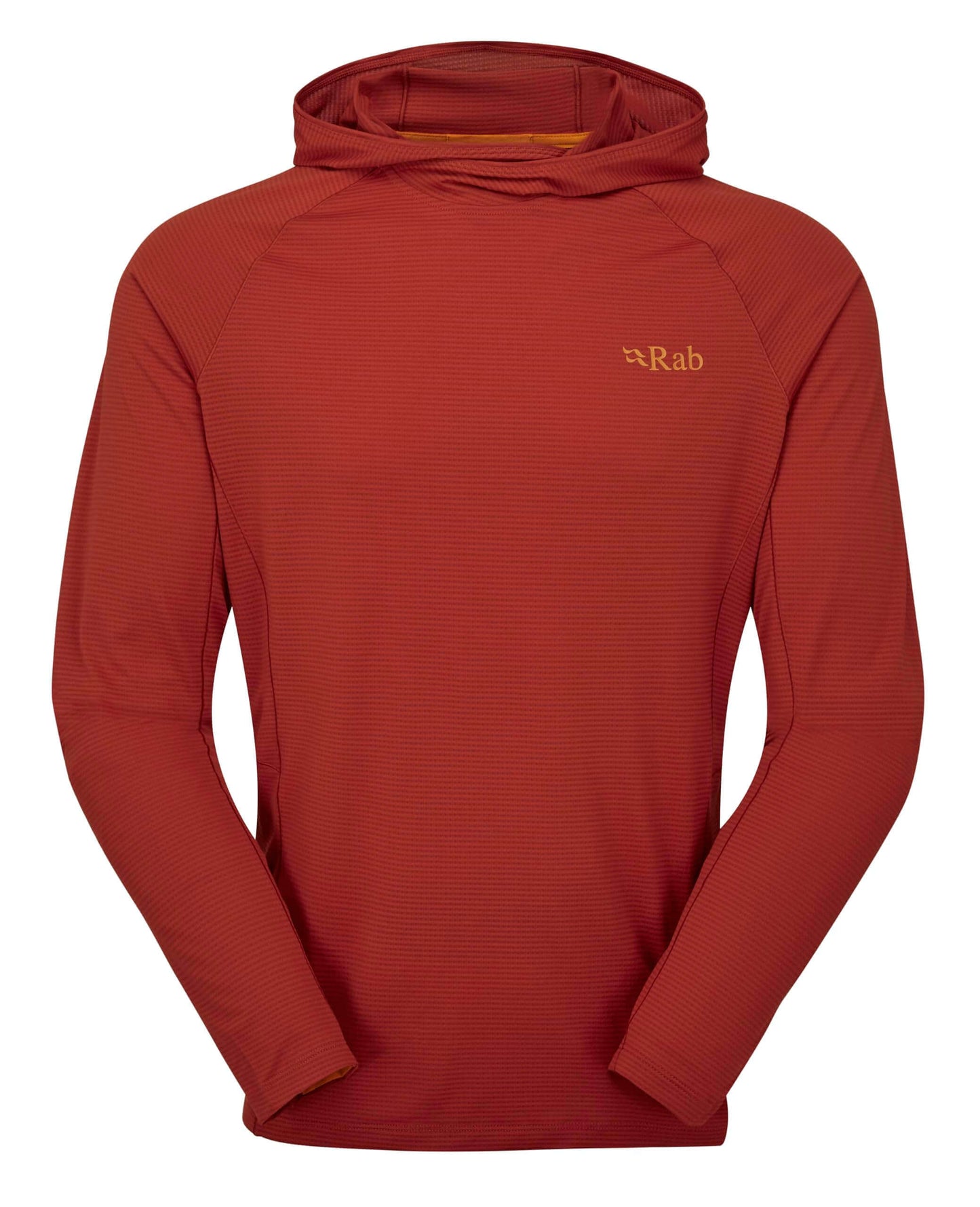 Image Showing Rab Men's Sonic Hoody - Lightweight Breathable Baselayer Shirt for Hiking & Trail Running - Product Type Men's Baselayer Shirt - Buy Now $101.50 - Adventure Gear from Global Trekker