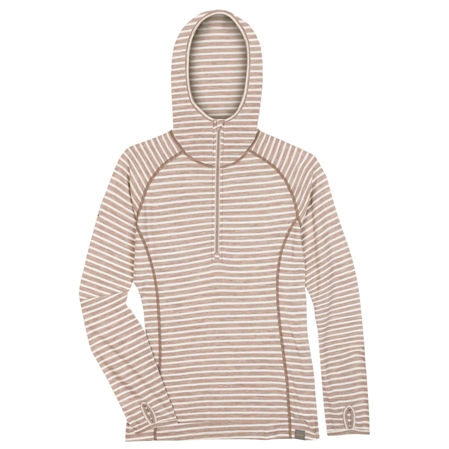 Image Showing MERIWOOL Women’s Base Layer Hoodie Lightweight Merino Wool Long Sleeve Thermal - Product Type Women's Base Layer Hoodie - Buy Now $92.80 - Adventure Gear from Global Trekker