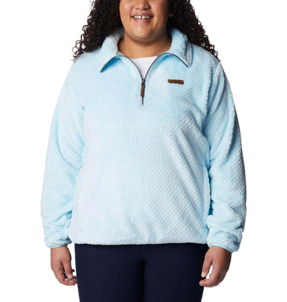 Image Showing Columbia Women's Fire Side Sherpa 1/4 Zip - Product Type Jacket - Buy Now $70.69 - Adventure Gear from Global Trekker