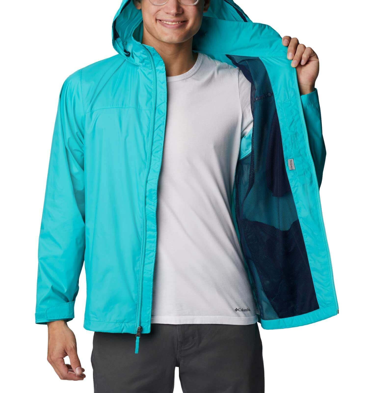 Image Showing Columbia Men's Glennaker Lake Jacket - Product Type Men's Rain Jacket - Buy Now $123.25 - Adventure Gear from Global Trekker