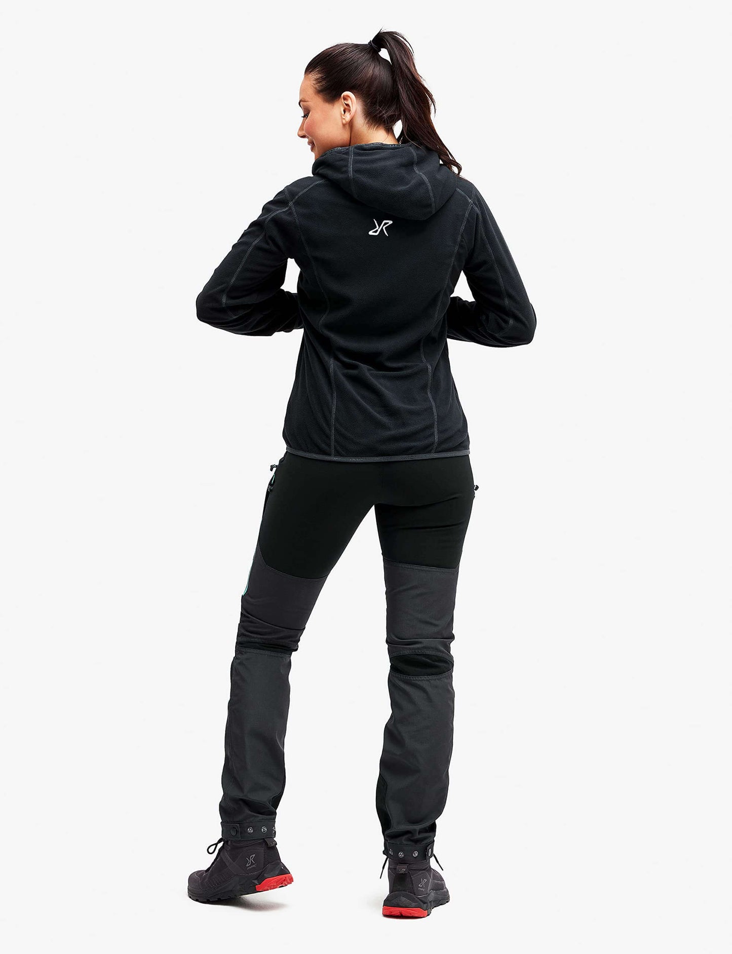 Image Showing RevolutionRace Women's Trekker Hoodie, Fleece Jacket Great for Hiking and Outdoor Adventures - Product Type Jacket - Buy Now $85.55 - Adventure Gear from Global Trekker