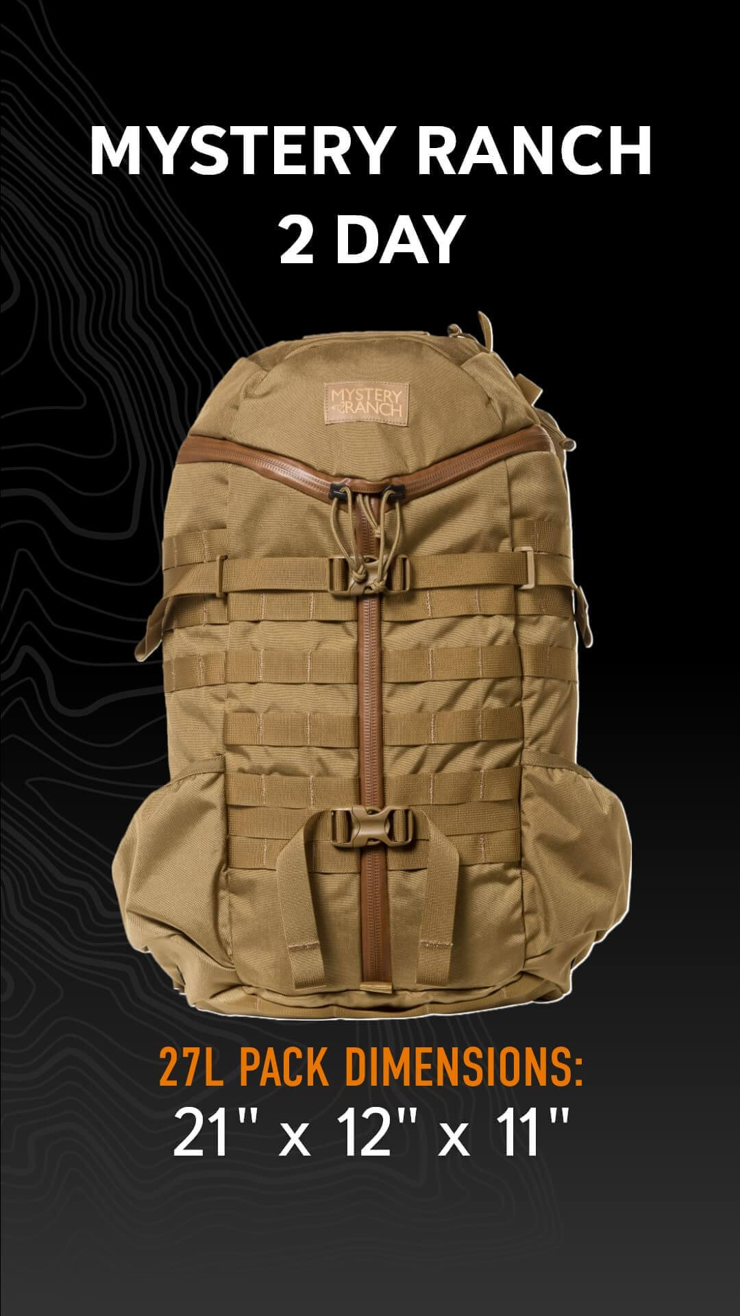 Image Showing Mystery Ranch 2 Day Backpack - Tactical Daypack - Product Type backpack - Buy Now $332.05 - Adventure Gear from Global Trekker