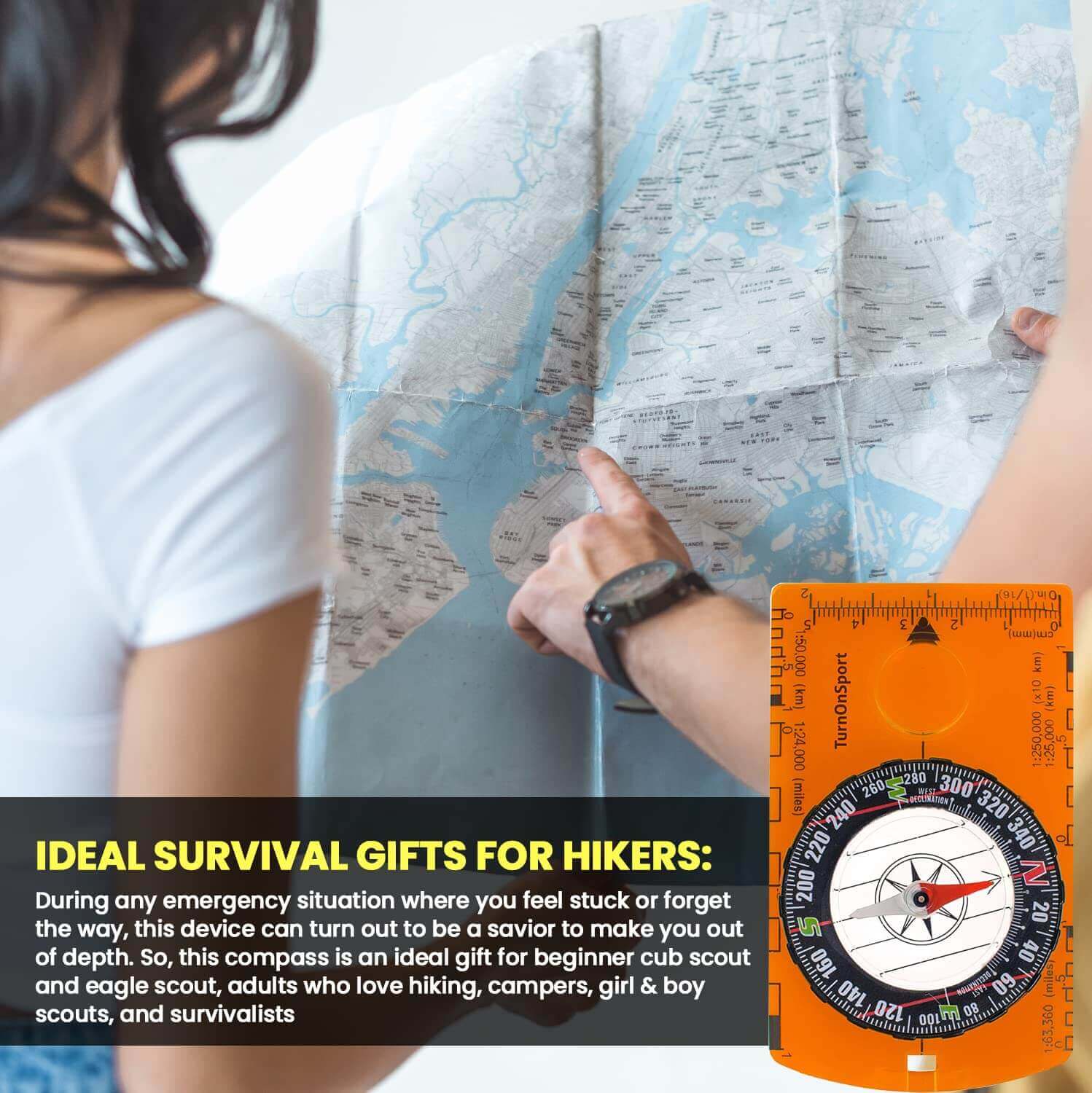 Image Showing Orienteering Compass Hiking Backpacking Compass - Product Type Magnetic Navigational Compasses - Buy Now $14.47 - Adventure Gear from Global Trekker