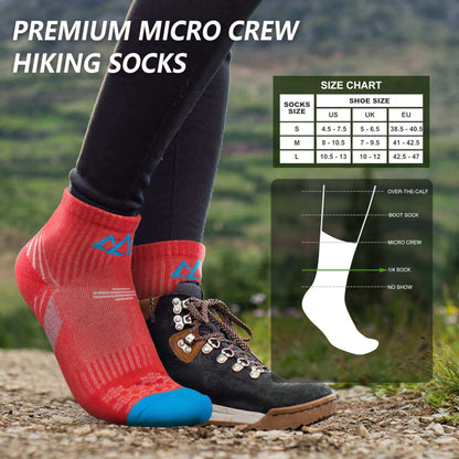 Image Showing innotree 5 Pack Cushioned Hiking Socks for Women, Lightweight - Product Type Socks - Buy Now $28.99 - Adventure Gear from Global Trekker