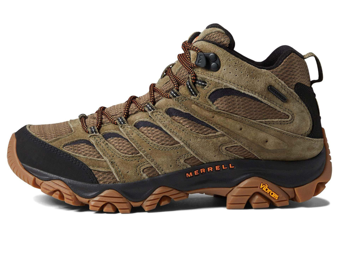 Image Showing Merrell Men's Moab 3 Mid Waterproof Hiking Boot - Product Type Footwear - Buy Now $217.43 - Adventure Gear from Global Trekker