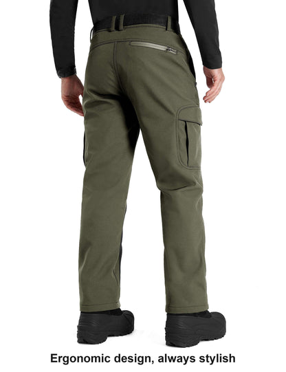 Image Showing FREE SOLDIER Men's Outdoor Softshell Fleece Lined Cargo Pants - Product Type Pants - Buy Now $65.24 - Adventure Gear from Global Trekker