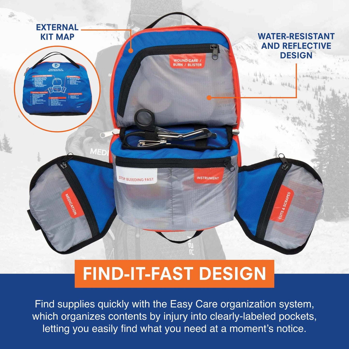 Image Showing Adventure Medical Kits Mountain Series Medical Kit - Explorer - Product Type First Aid Kit - Buy Now $99.98 - Adventure Gear from Global Trekker