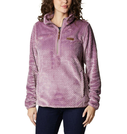 Image Showing Columbia Women's Fire Side Sherpa 1/4 Zip - Product Type Jacket - Buy Now $70.69 - Adventure Gear from Global Trekker