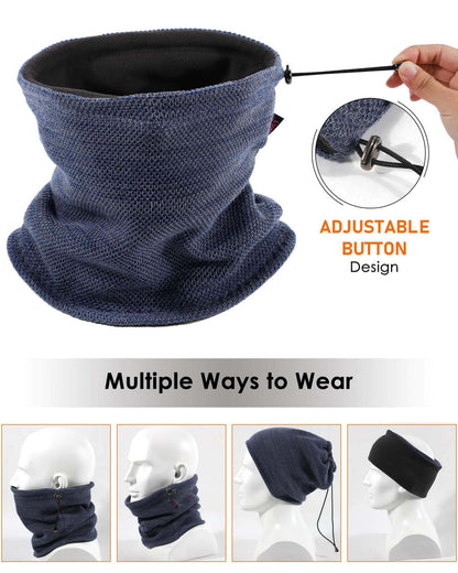 Image Showing Winter Beanie Skull Cap Neck Warmer Gaiter Set - Product Type Beanie - Buy Now $27.54 - Adventure Gear from Global Trekker