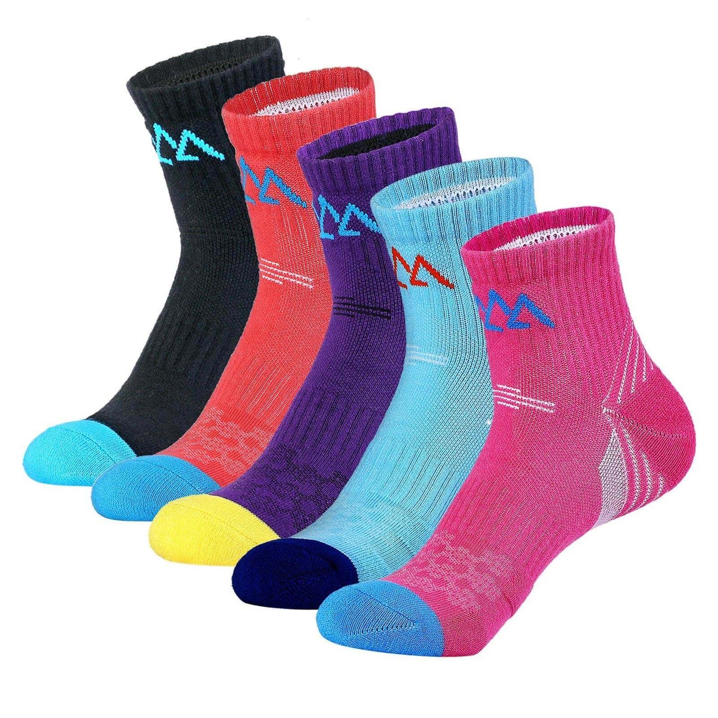 Image Showing innotree 5 Pack Cushioned Hiking Socks for Women, Lightweight - Product Type Socks - Buy Now $28.99 - Adventure Gear from Global Trekker