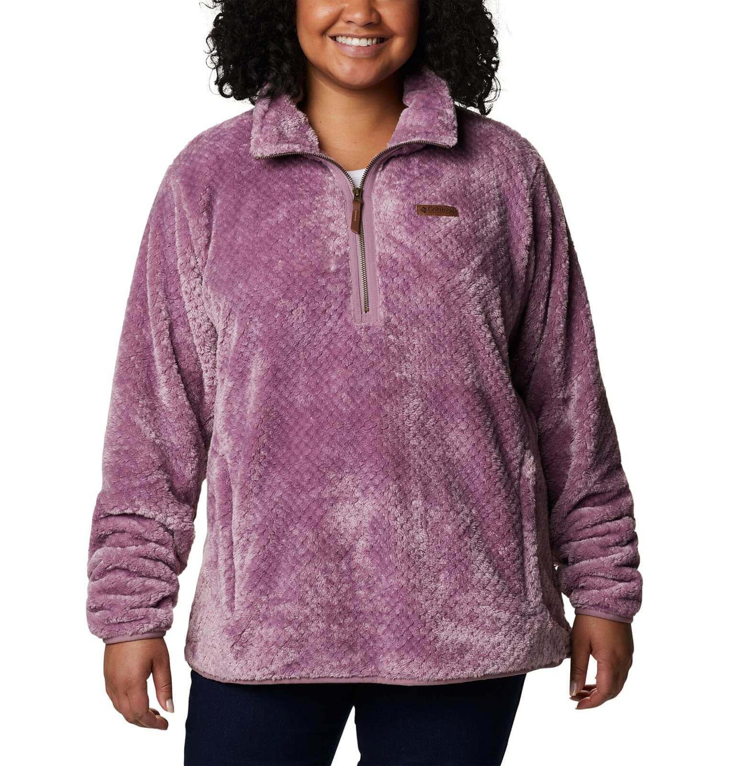 Image Showing Columbia Women's Fire Side Sherpa 1/4 Zip - Product Type Jacket - Buy Now $70.69 - Adventure Gear from Global Trekker