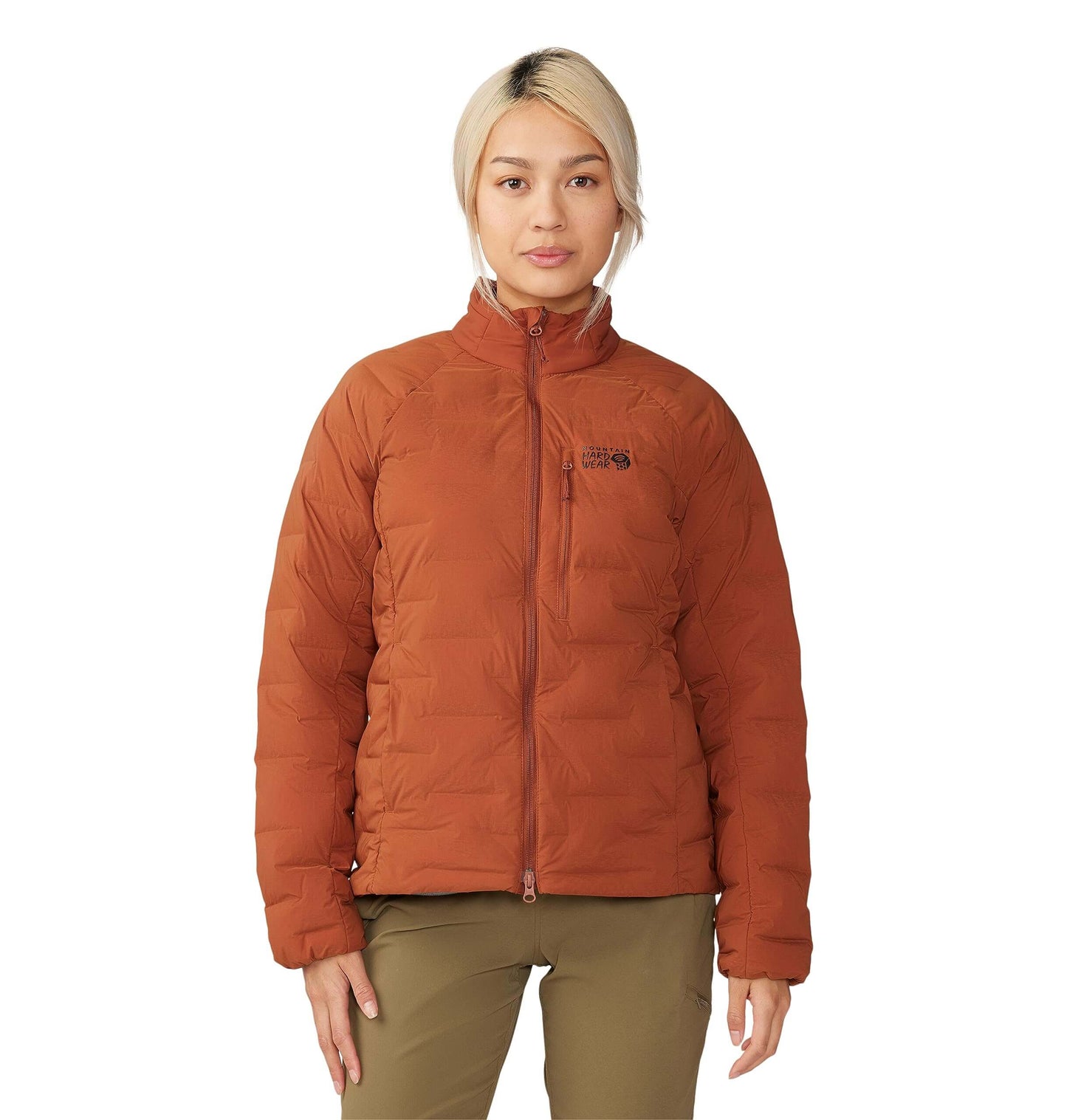 Image Showing Mountain Hardwear Women's StretchDown Jacket - Product Type Jacket - Buy Now $193.28 - Adventure Gear from Global Trekker