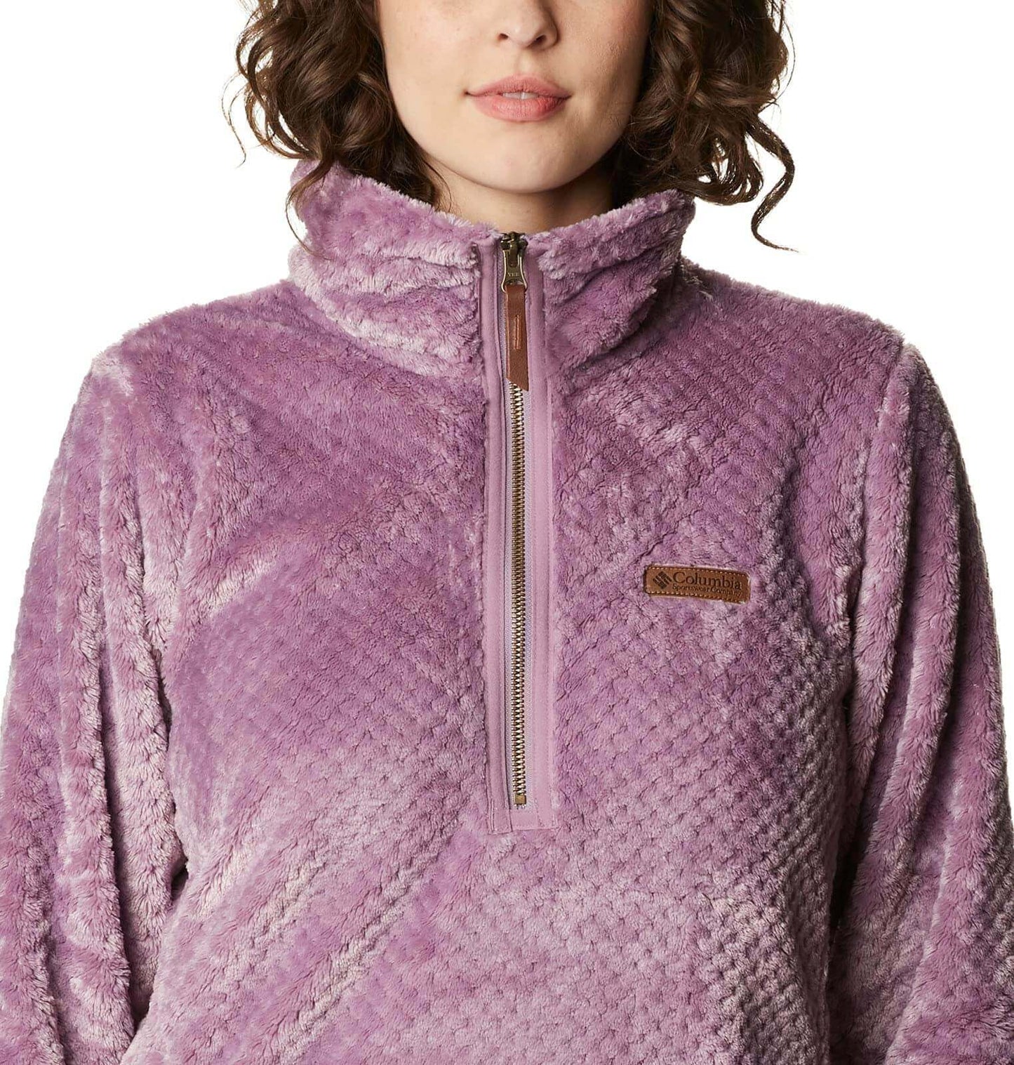 Image Showing Columbia Women's Fire Side Sherpa 1/4 Zip - Product Type Jacket - Buy Now $70.69 - Adventure Gear from Global Trekker