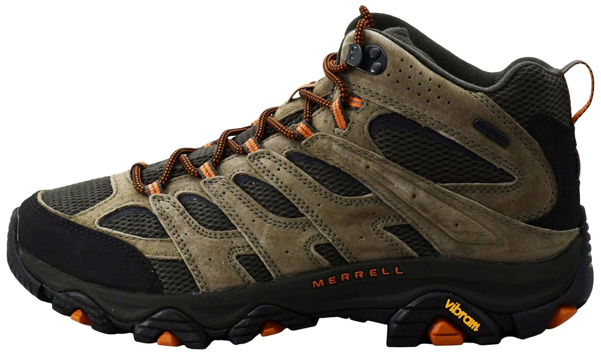 Image Showing Merrell Men's Moab 3 Mid Waterproof Hiking Boot - Product Type Footwear - Buy Now $192.66 - Adventure Gear from Global Trekker