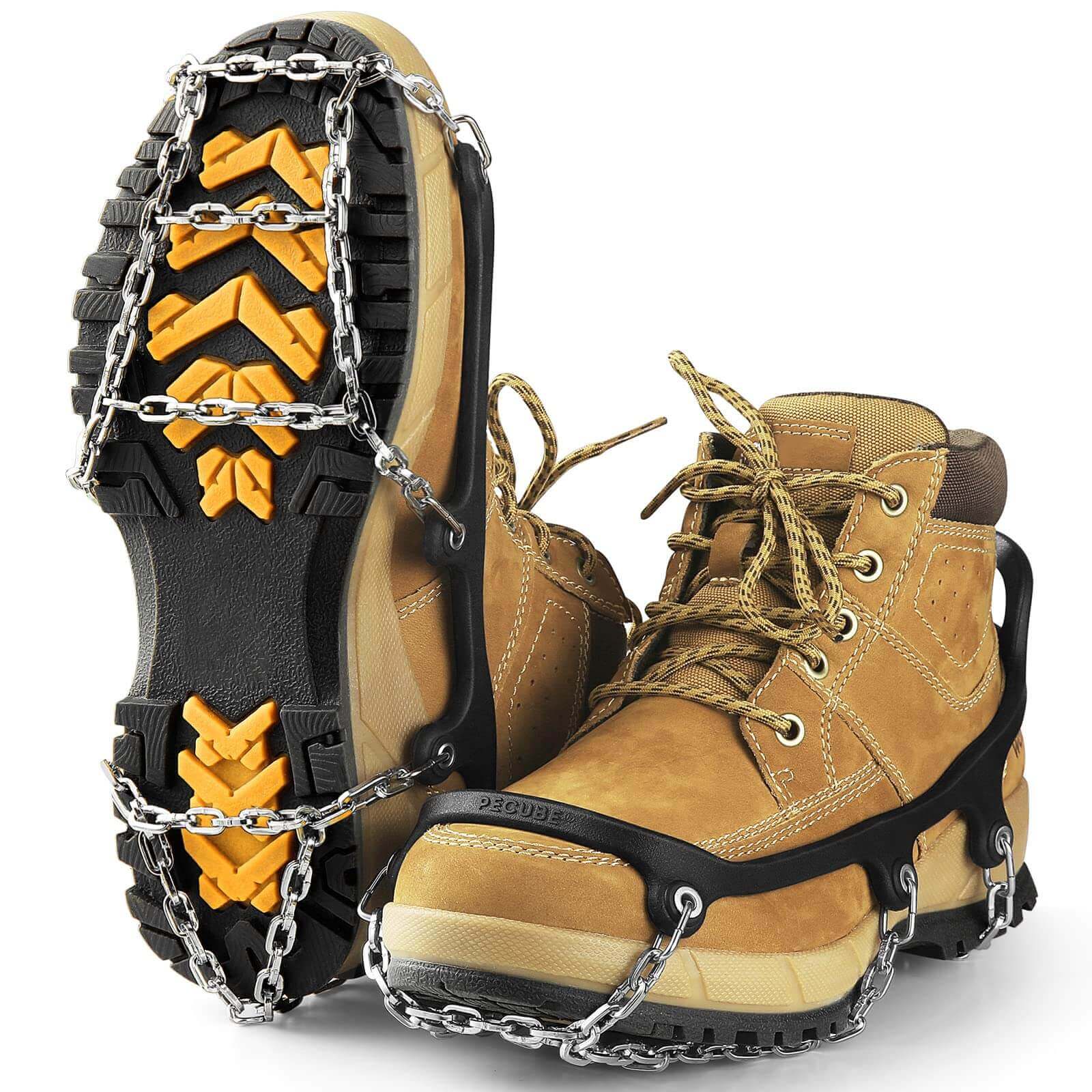 Image Showing Ice Cleats for Shoes and Boots Traction Cleats for Hiking Walking on Snow and Ice - Product Type Traction Devices - Buy Now $32.97 - Adventure Gear from Global Trekker