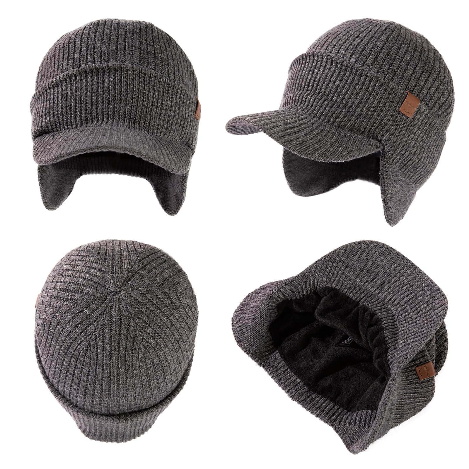 Image Showing TOP-EX Merino Wool Waterproof All Weather Brim Beanie - Product Type Beanie - Buy Now $48.71 - Adventure Gear from Global Trekker