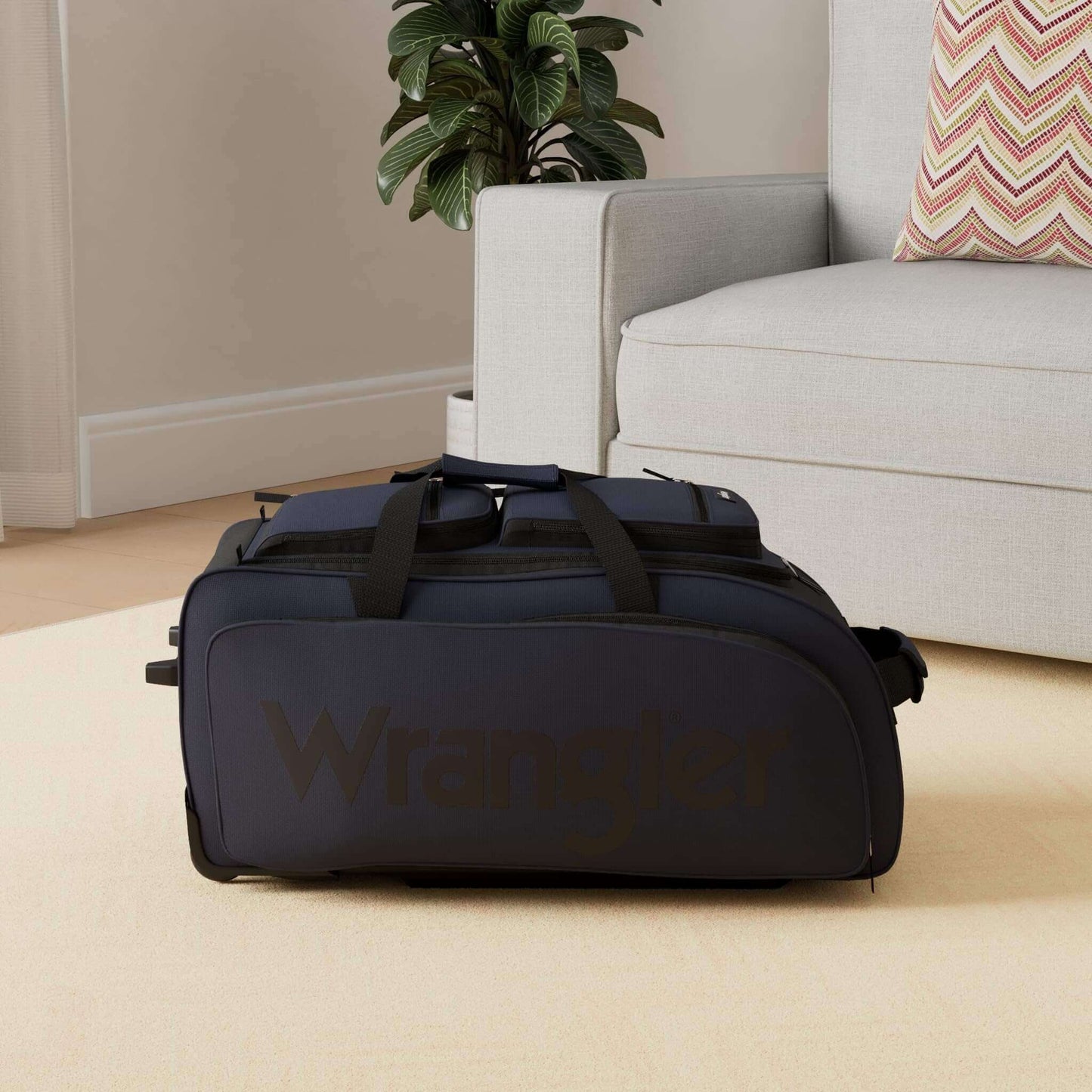 Image Showing Wrangler 30" Wesley Rolling Duffel Bag - Product Type Duffel Bag - Buy Now $63.80 - Adventure Gear from Global Trekker