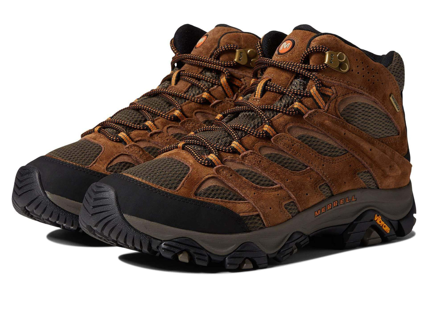 Image Showing Merrell Men's Moab 3 Mid Waterproof Hiking Boot - Product Type Footwear - Buy Now $192.66 - Adventure Gear from Global Trekker