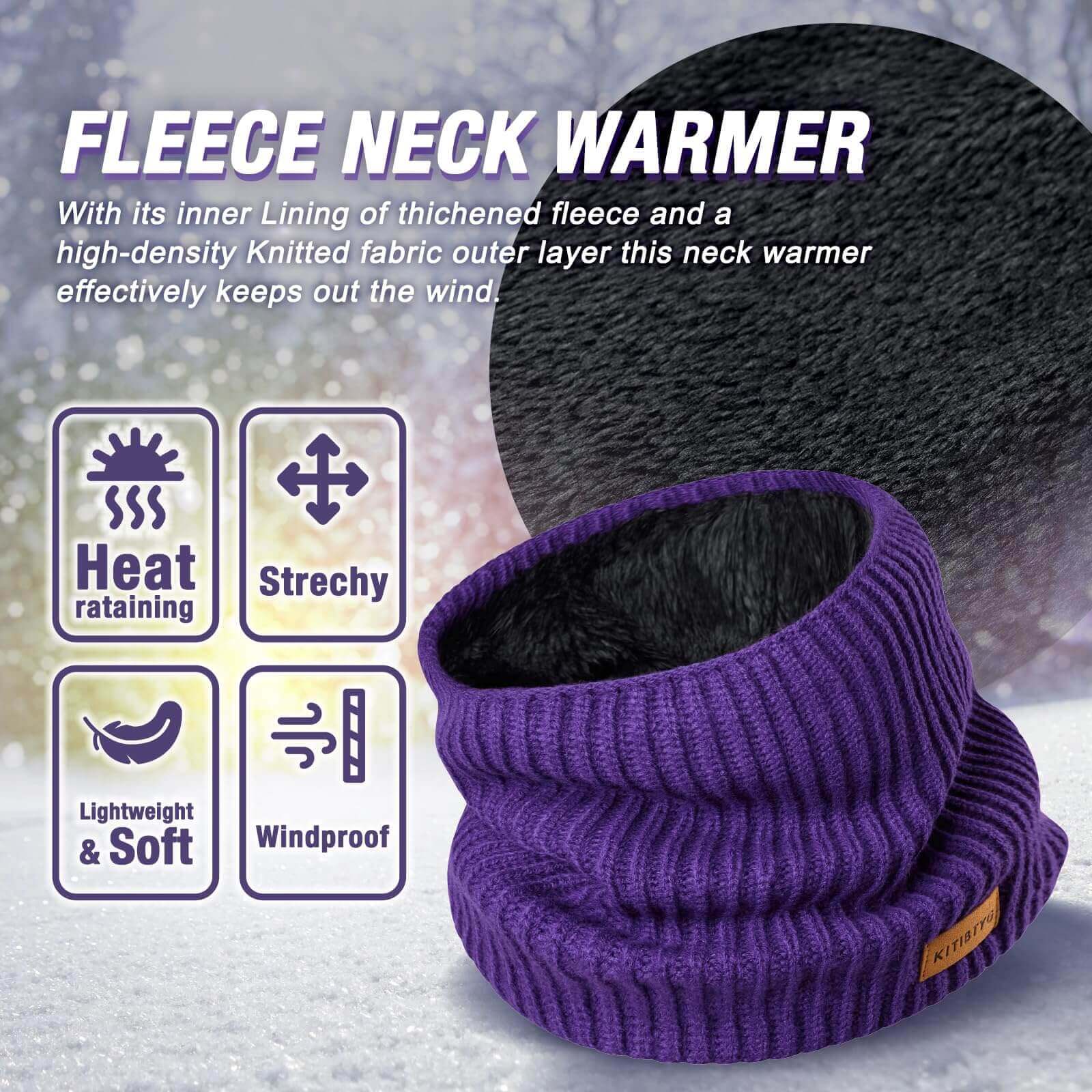 Image Showing Winter Neck Gaiters & Ski Mask,Winter Fleece Neck Warmer - Product Type Neck Gaiters - Buy Now $31.89 - Adventure Gear from Global Trekker