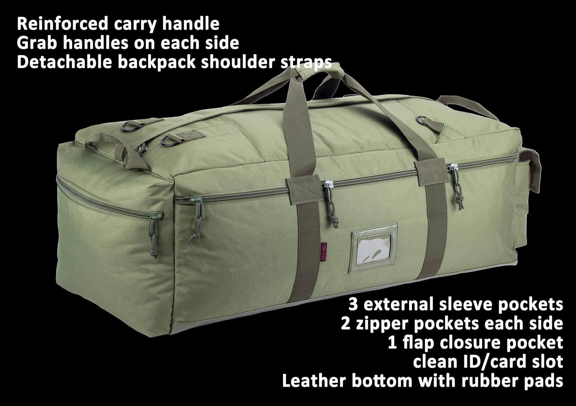 Image Showing Large Military Duffle Bag Tactical Gear Load Out Bag Deployment Cargo Bag - Product Type Duffel Bag - Buy Now $91.34 - Adventure Gear from Global Trekker