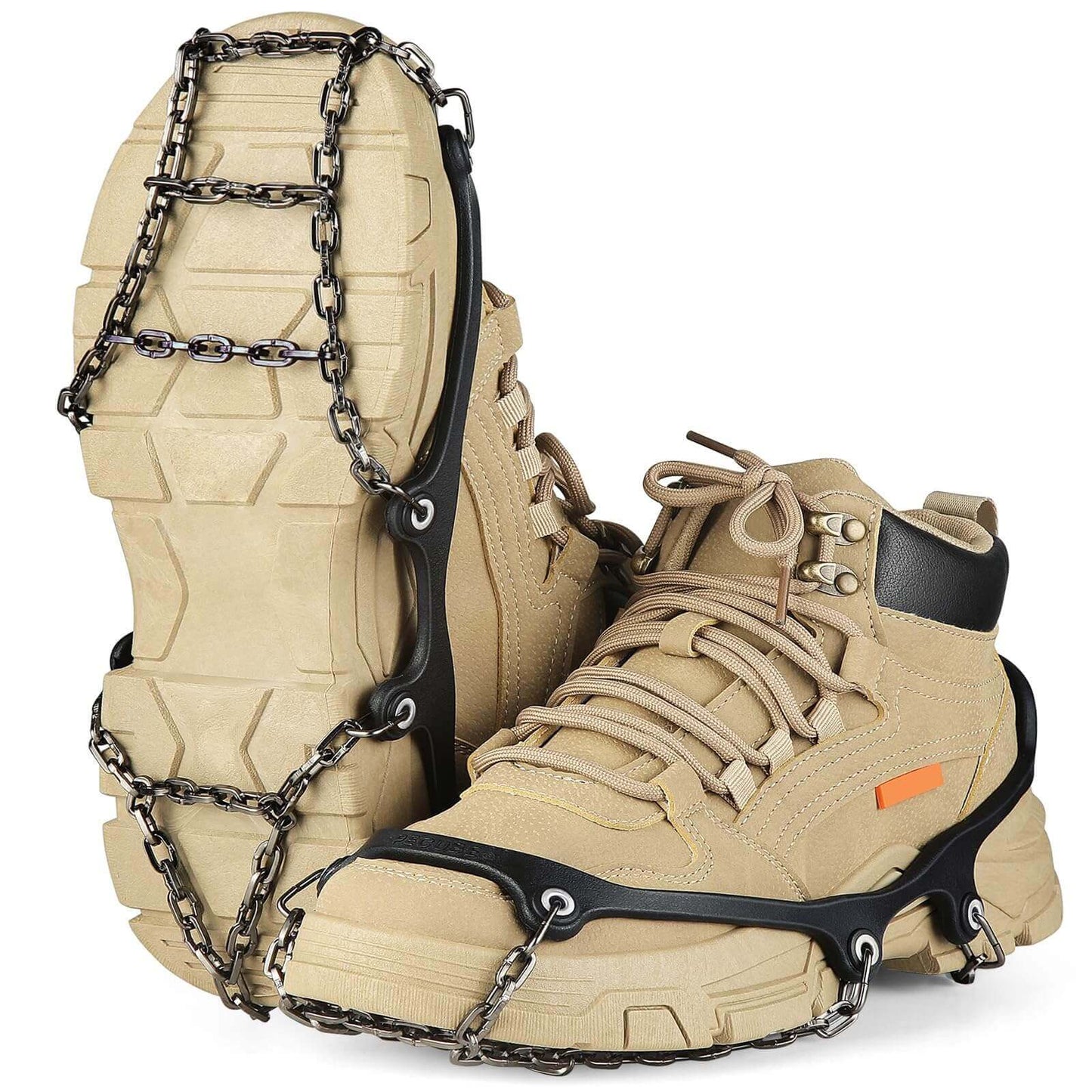 Image Showing Ice Cleats for Shoes and Boots Traction Cleats for Hiking Walking on Snow and Ice - Product Type Traction Devices - Buy Now $36.24 - Adventure Gear from Global Trekker