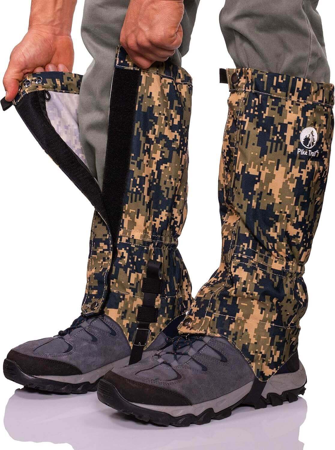 Image Showing Pike Trail Waterproof Adjustable Leg Gaiters: for Hiking in Mud, Sand, and Snow - Product Type Gaiters - Buy Now $66.98 - Adventure Gear from Global Trekker