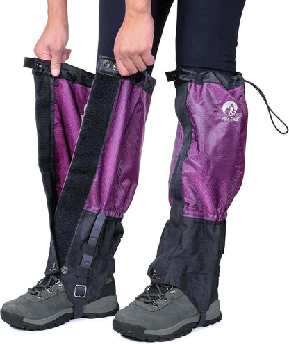 Image Showing Pike Trail Waterproof Adjustable Leg Gaiters: for Hiking in Mud, Sand, and Snow - Product Type Gaiters - Buy Now $57.03 - Adventure Gear from Global Trekker