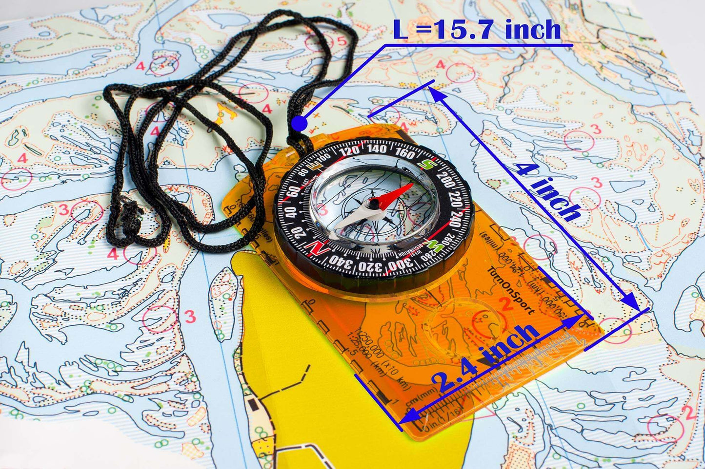 Image Showing Orienteering Compass Hiking Backpacking Compass - Product Type Magnetic Navigational Compasses - Buy Now $14.47 - Adventure Gear from Global Trekker