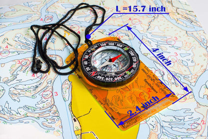 Image Showing Orienteering Compass Hiking Backpacking Compass - Product Type Magnetic Navigational Compasses - Buy Now $14.47 - Adventure Gear from Global Trekker