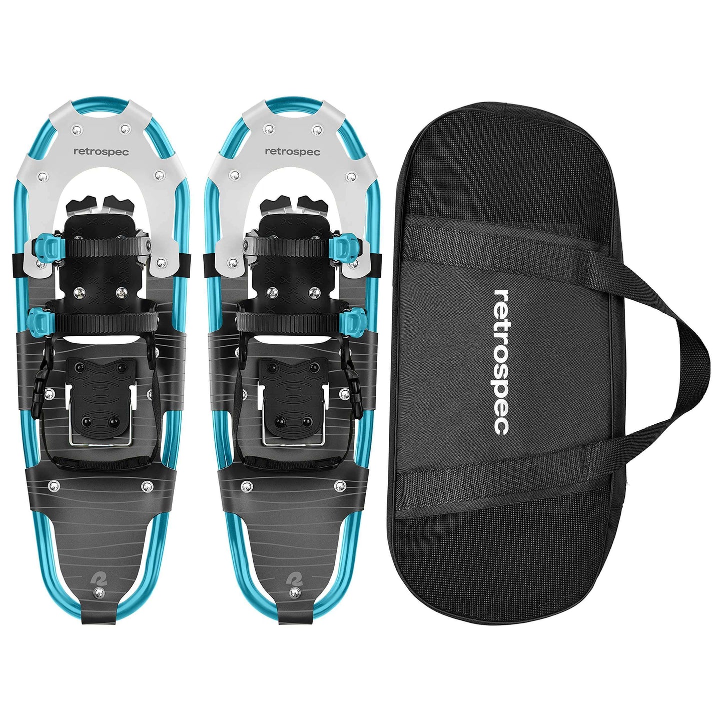 Image Showing Retrospec Drifter 21/25/30 Inch Snowshoes & Trekking Poles Bundle - Product Type Snowshoes - Buy Now $130.49 - Adventure Gear from Global Trekker