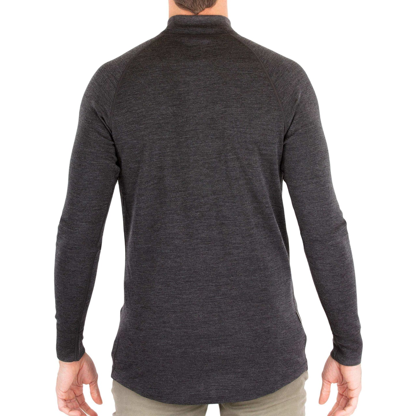 Image Showing MERIWOOL Mens Base Layer 100% Merino Wool Midweight 250g Half Zip Sweater for Men - Product Type Men's Base Layer Sweater - Buy Now $131.95 - Adventure Gear from Global Trekker