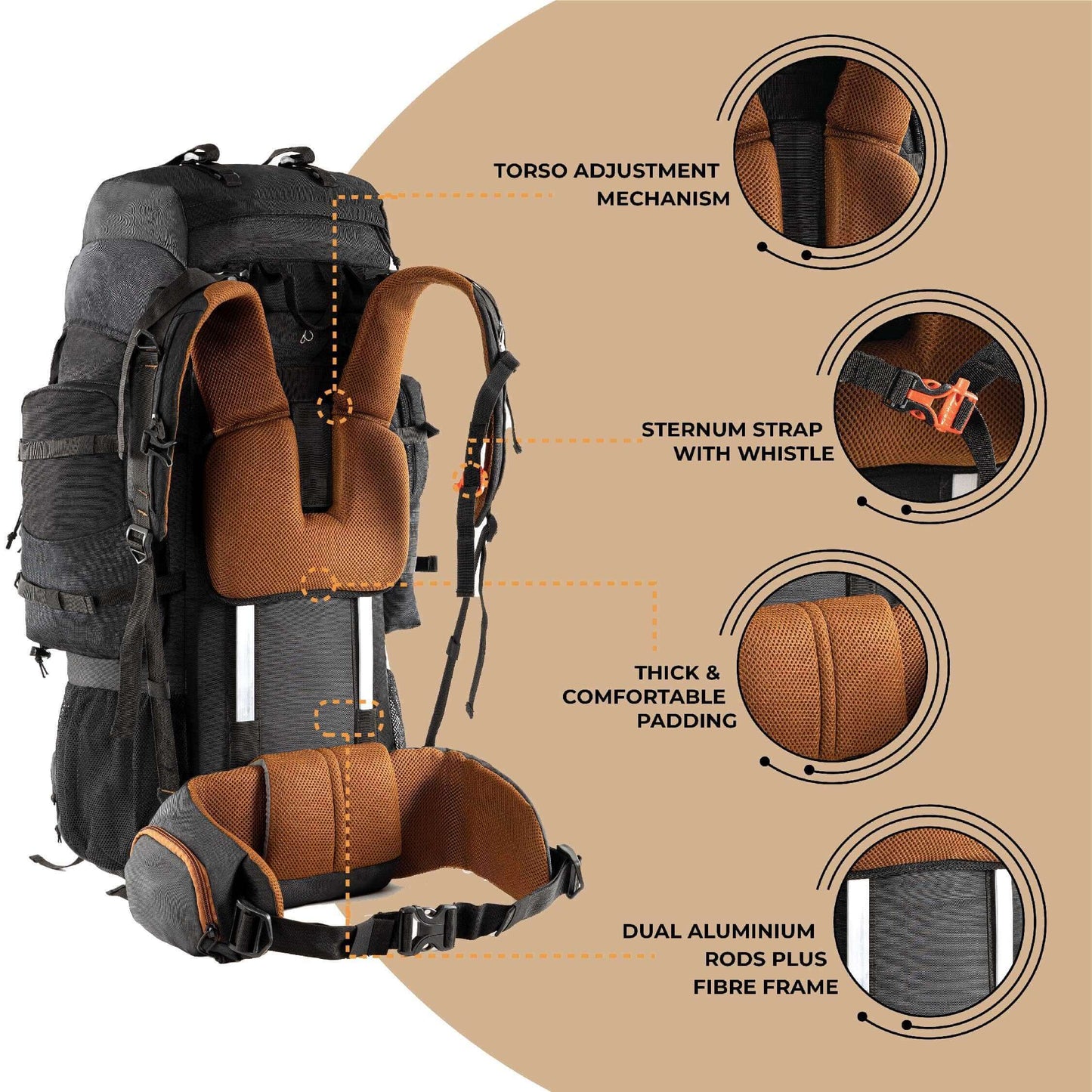 Image Showing Tripole Walker Pro Rucksack for Trekking and Hiking - Product Type backpack - Buy Now $94.25 - Adventure Gear from Global Trekker