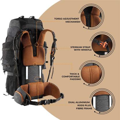 Image Showing Tripole Walker Pro Rucksack for Trekking and Hiking - Product Type backpack - Buy Now $94.25 - Adventure Gear from Global Trekker