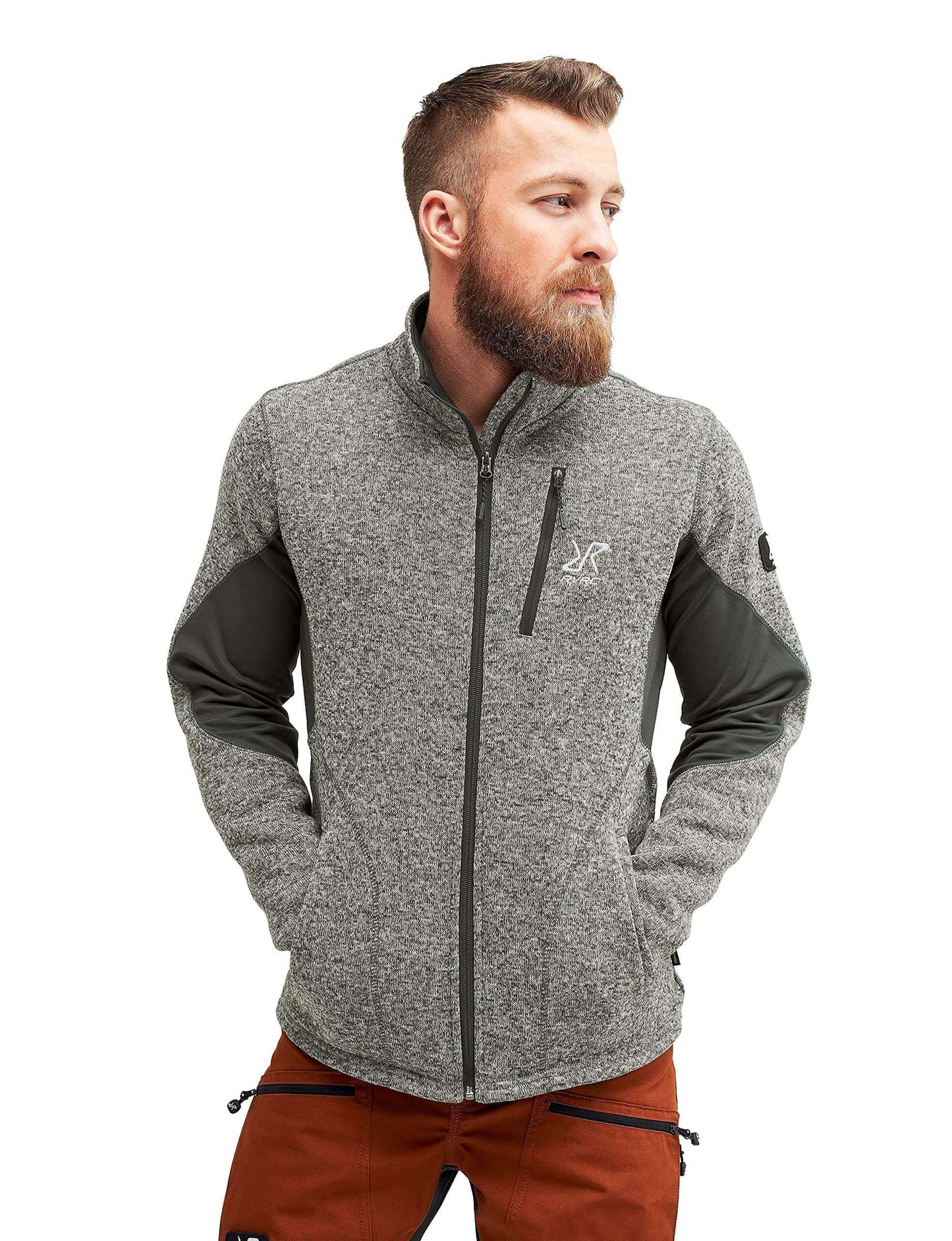 Image Showing RevolutionRace Men's Fusion Fleece, Fleece Jacket Perfect for Hiking - Product Type Jacket - Buy Now $114.55 - Adventure Gear from Global Trekker