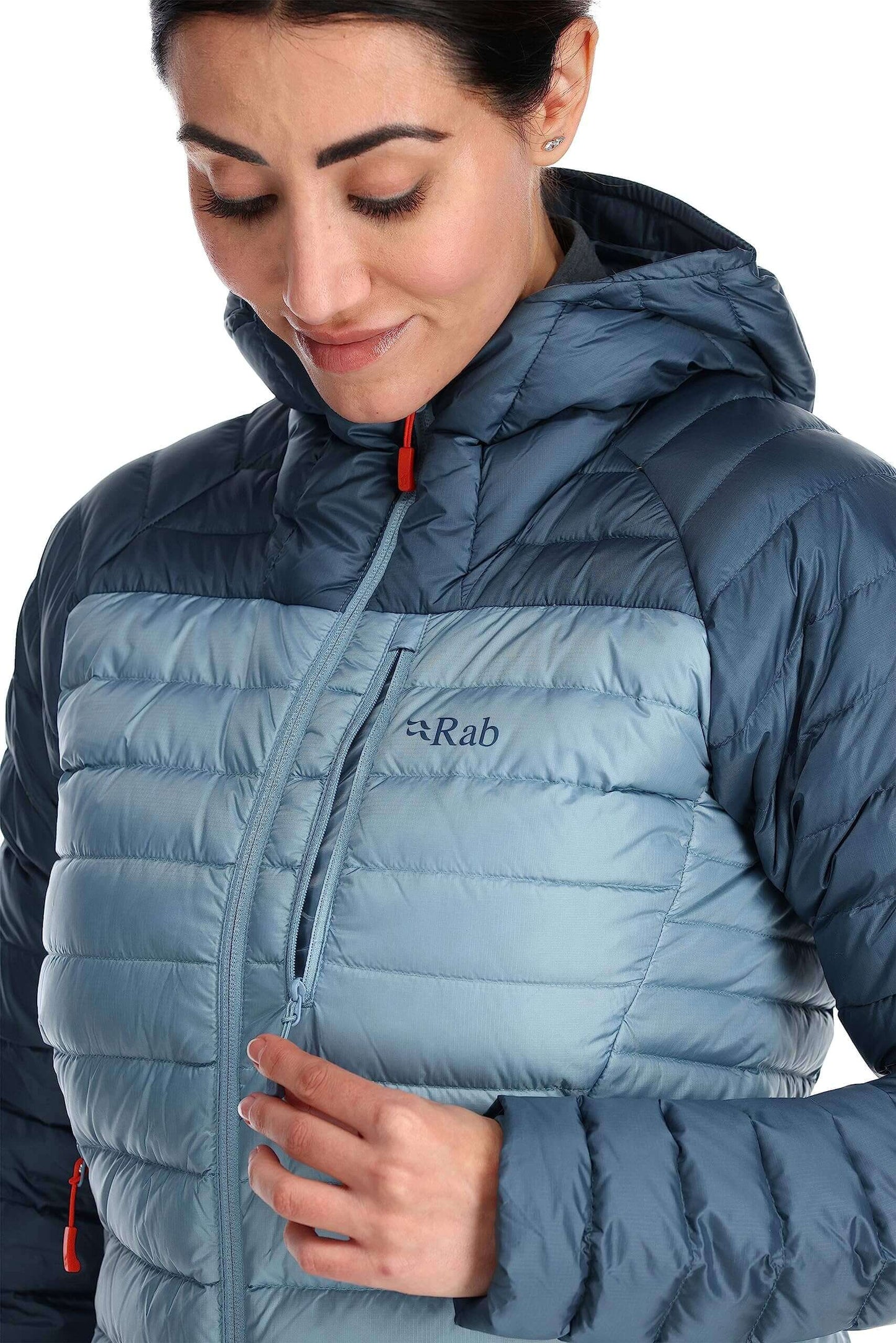 Image Showing Rab Women's Microlight Alpine 700-Fill Down Hooded Puffer Jacket for Hiking & Skiing - Product Type Puffer Jacket - Buy Now $427.75 - Adventure Gear from Global Trekker