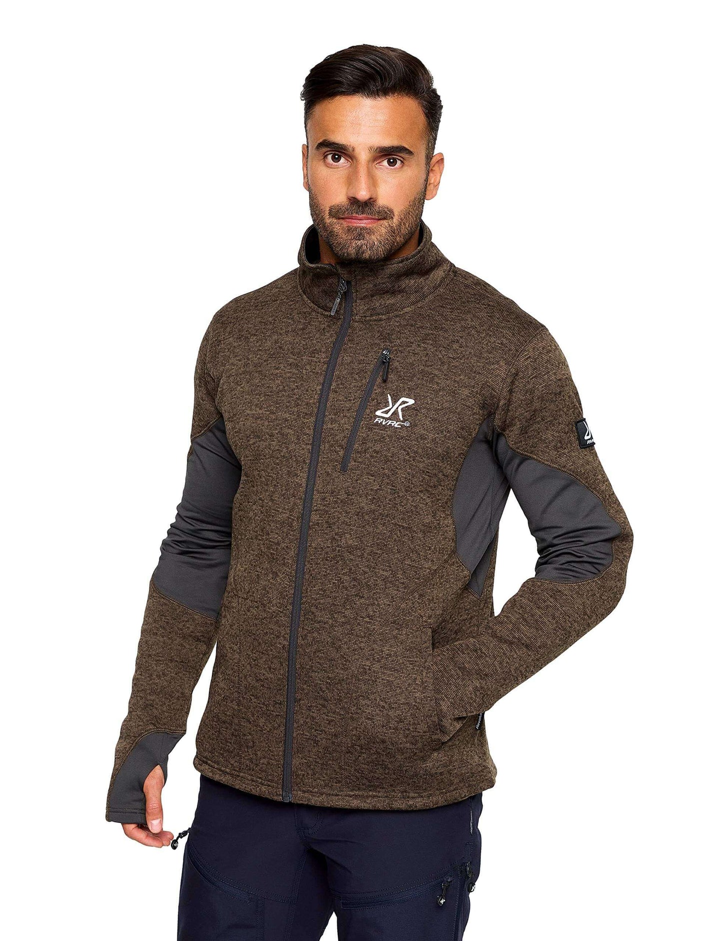 Image Showing RevolutionRace Men's Fusion Fleece, Fleece Jacket Perfect for Hiking - Product Type Jacket - Buy Now $114.55 - Adventure Gear from Global Trekker