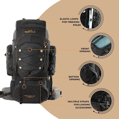 Image Showing Tripole Walker Pro Rucksack for Trekking and Hiking - Product Type backpack - Buy Now $94.25 - Adventure Gear from Global Trekker