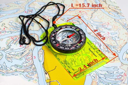 Image Showing Orienteering Compass Hiking Backpacking Compass - Product Type Magnetic Navigational Compasses - Buy Now $14.47 - Adventure Gear from Global Trekker